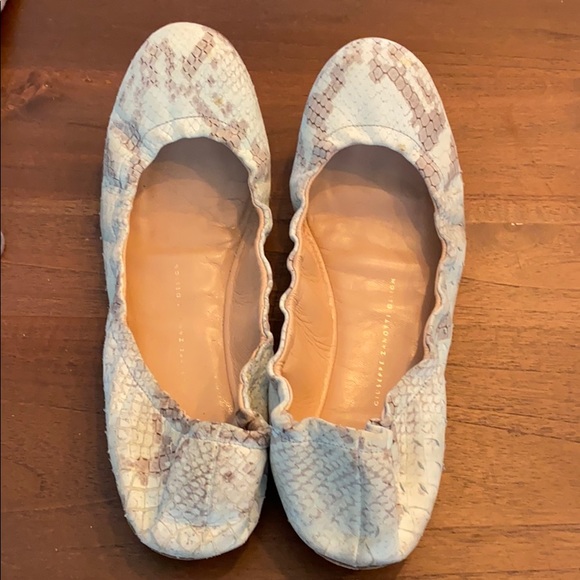 Giuseppe Zanotti Shoes - Giuseppe Zanotti Leather Animal Print Ballet flats 🥿